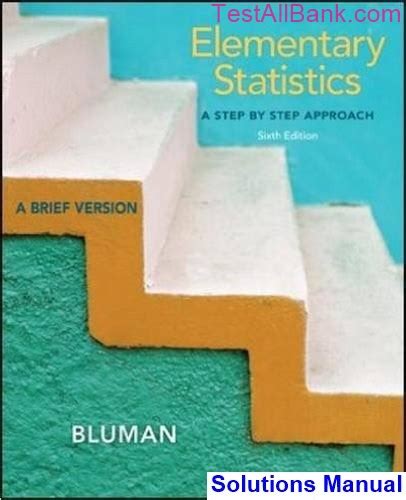 bluman statistics solution manual PDF
