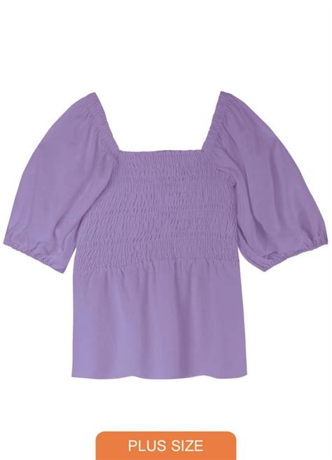 blusa lilás feminina