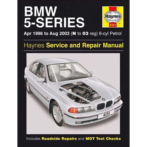 bmw 5 series 6 cyl petrol 96 to 03 haynes service and repair manuals Kindle Editon