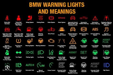 bmw dashboard indicator lights PDF