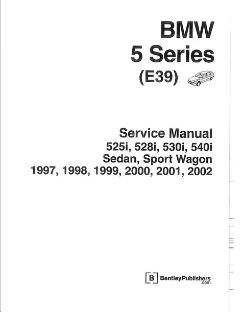 bmw e39 instruction manual PDF
