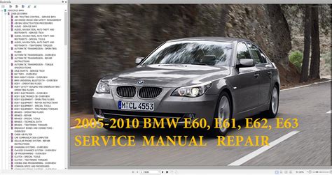 bmw e61 repair manual PDF