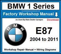 bmw e87 workshop manual Epub