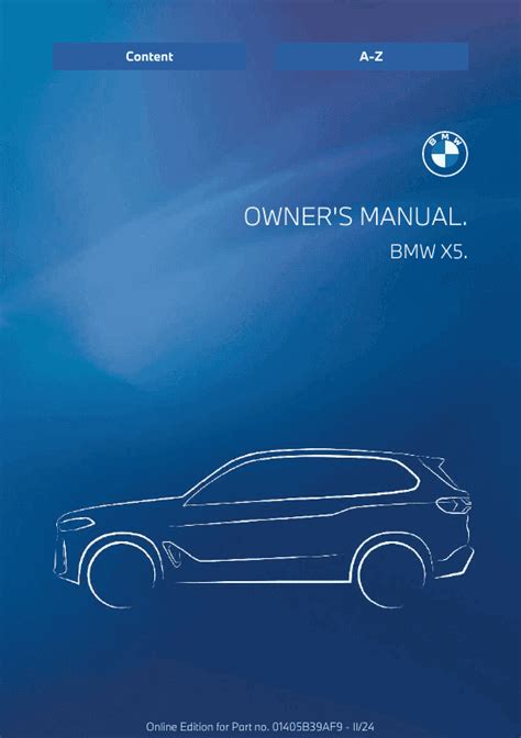 bmw owners manual x5 Doc