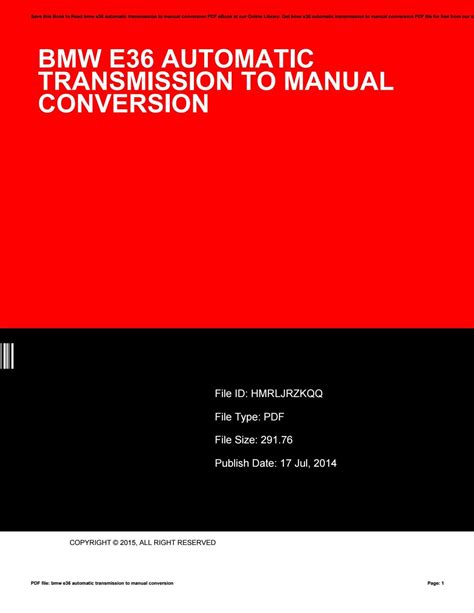 bmw-e36-manual-conversion Ebook Epub