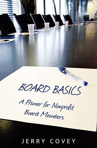 board basics a primer for non profit board members Reader