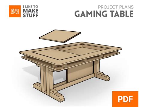 board game table blueprints