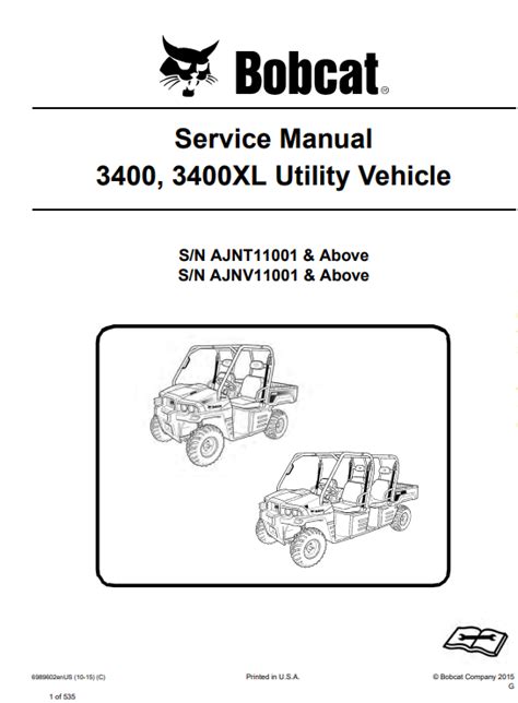 bobcat 3400 manual Ebook PDF