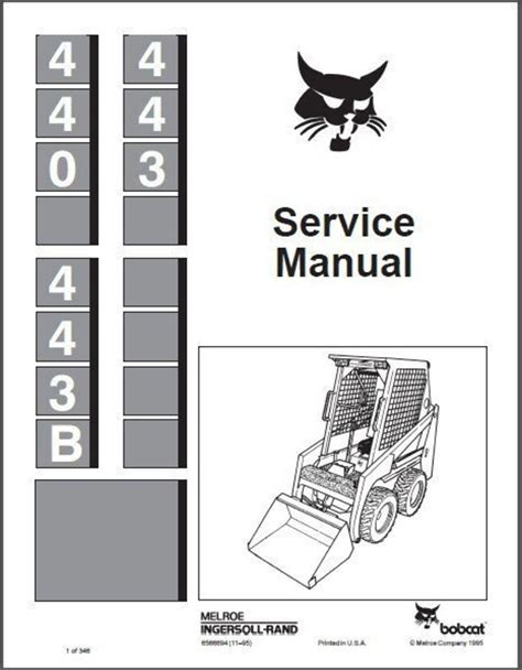 bobcat 440 443 443b repair manual skid steer by doriececil Ebook Reader