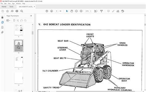 bobcat 642 operator manual PDF