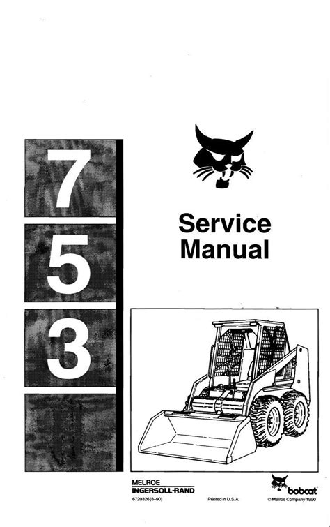 bobcat 753 service manual PDF