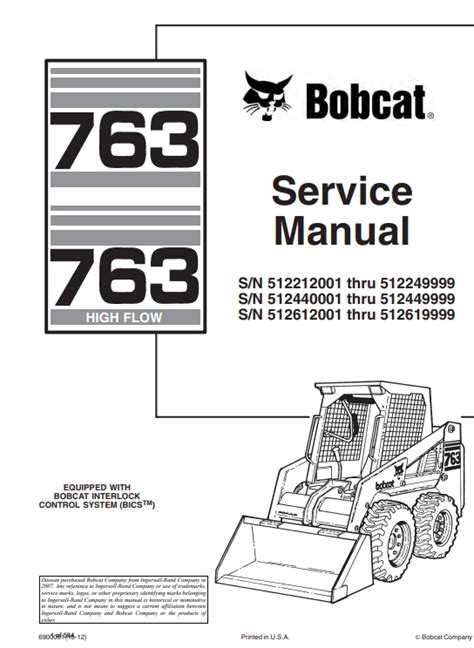 bobcat 763 service manual pdf Ebook Epub