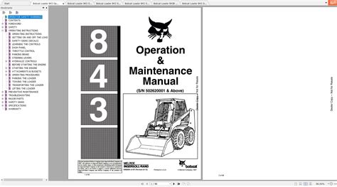 bobcat 843 manual free Kindle Editon