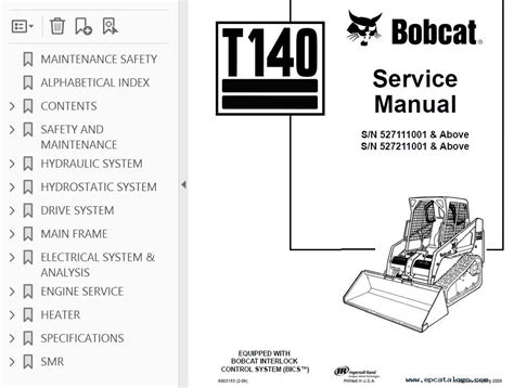 bobcat repair manuals free PDF