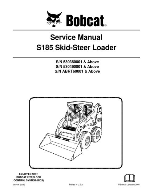 bobcat s185 service manual download Doc