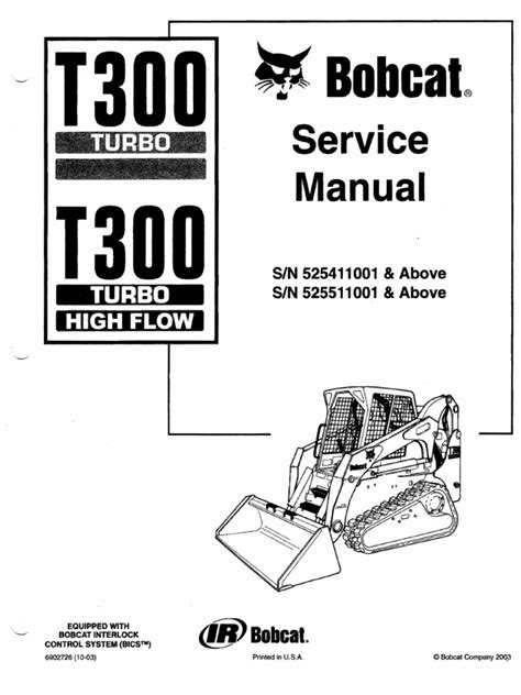 bobcat t300 service manual pdf Reader