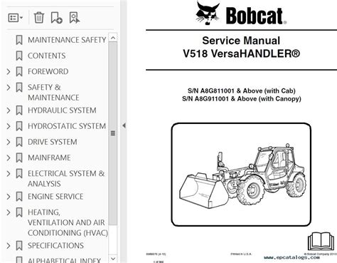 bobcat-v518-manual Ebook Doc