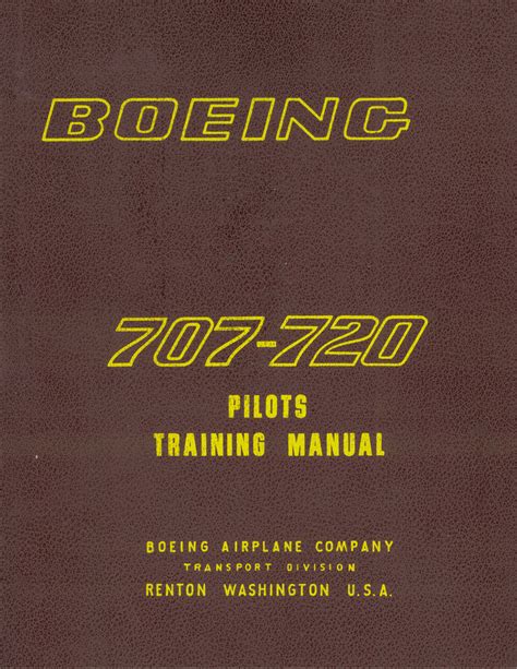 boeing 707 flight manual Kindle Editon