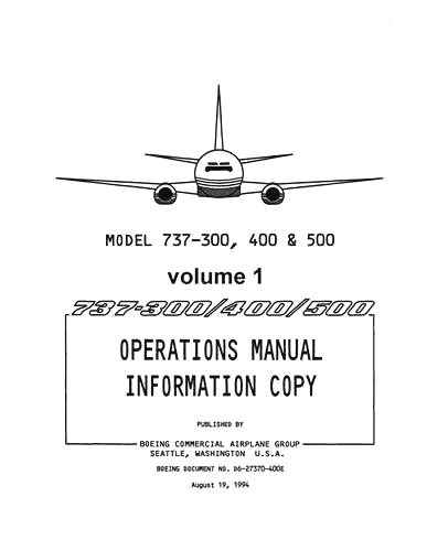 boeing 737 400 manual Kindle Editon