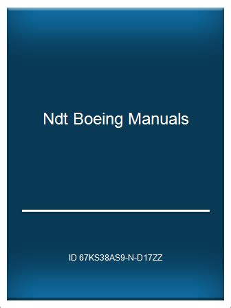 boeing ndt standard practices manual purchase Kindle Editon