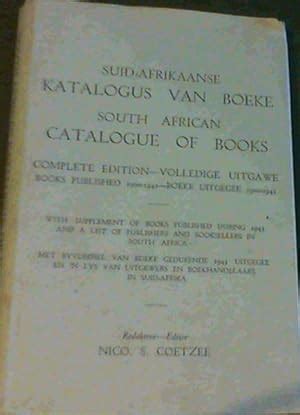boekspiel van suidafrika katalogus south africa in print catalogue Doc