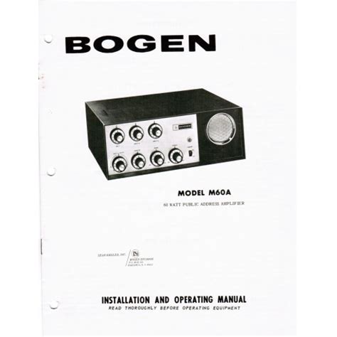 bogen bg pro8 telephones owners manual PDF