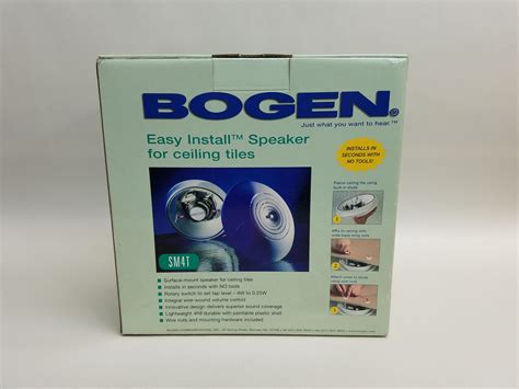 bogen sm4t speakers owners manual Epub