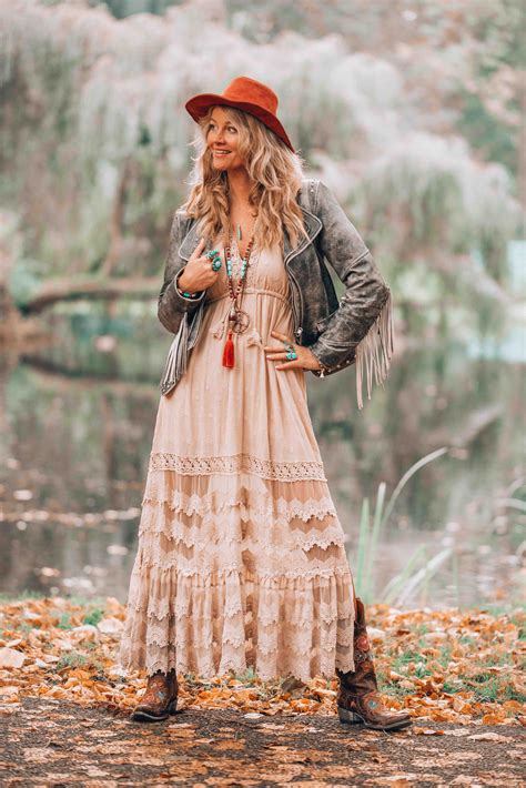 bohemian fashion dress