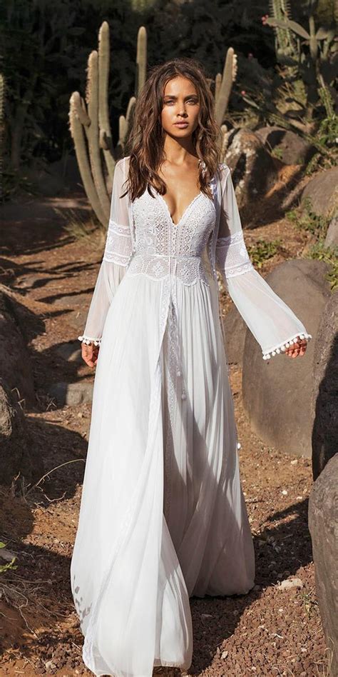 boho chic wedding dresses