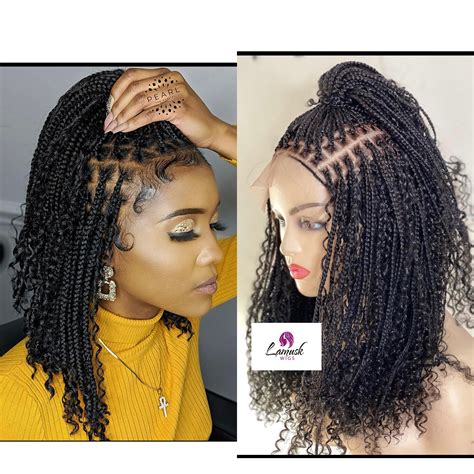 boho knotless braids wig