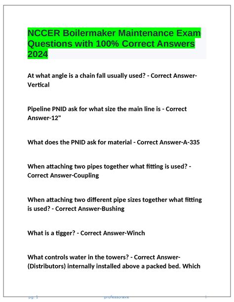 boilermaker nccer test studyguide Kindle Editon