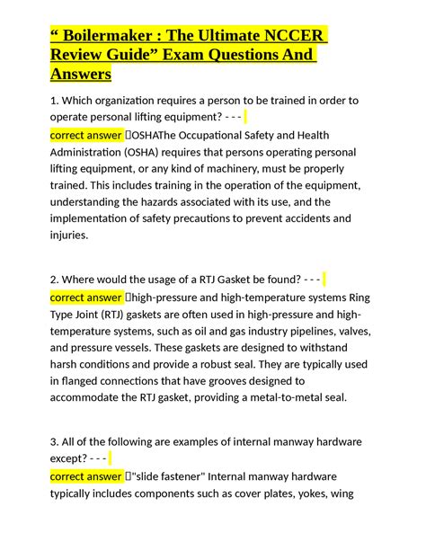 boilermaker study guide for nccer PDF
