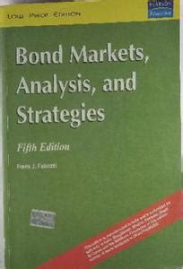 bond markets analysis and strategies 5th edition Kindle Editon