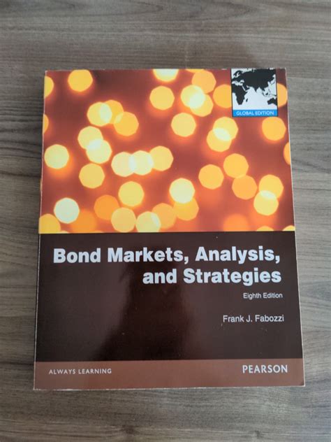 bond markets analysis and strategies 8th edition pdf download Reader