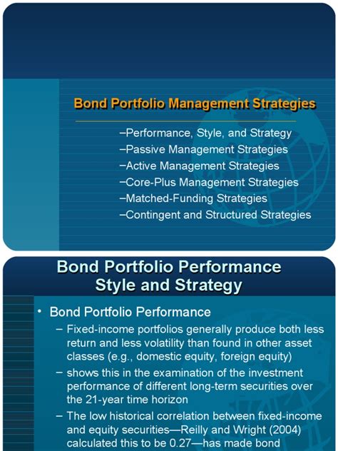 bond portfolio management bond portfolio management Kindle Editon