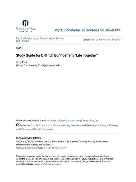 bonhoeffer study guide 513828 pdf Kindle Editon