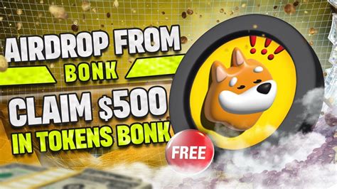 bonk airdrop claim