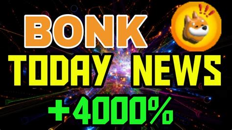 bonk news today