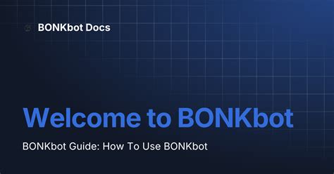 bonkbot fees