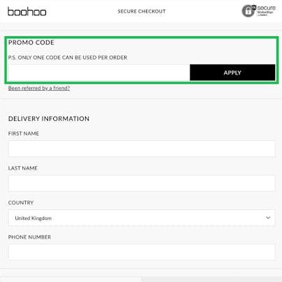 boohoo discount code 2012 Reader