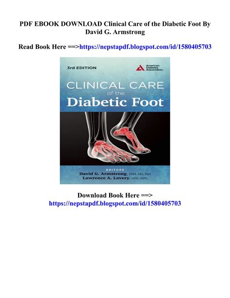 book and pdf clinical care diabetic david armstrong PDF