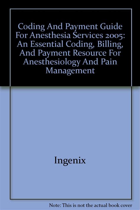 book and pdf coding payment guide anesthesia services Reader
