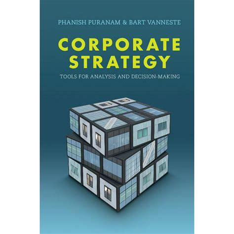book and pdf corporate strategy tools analysis decision making Kindle Editon