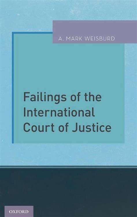 book and pdf failings international court justice weisburd Doc