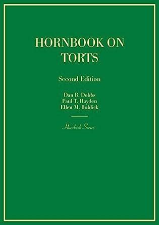 book and pdf hornbook torts dan dobbs Reader
