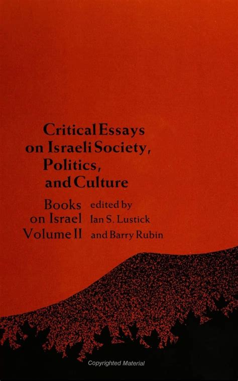 book critical essays on israeli society Kindle Editon