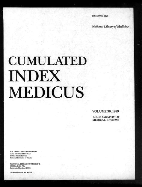 book cumulated index medicus pdf free Doc
