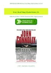 book every dead thing pdf free Reader