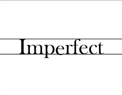 book imperfect word Kindle Editon