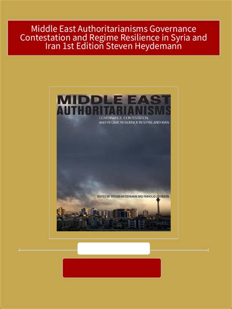 book middle east authoritarianisms pdf Kindle Editon